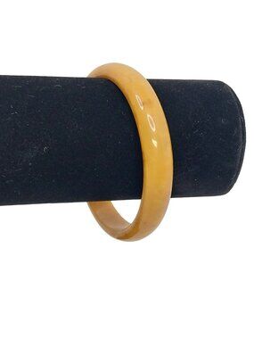 Mississipi Mud Bangle Bracelet Butterscotch Brown Marble Swirl